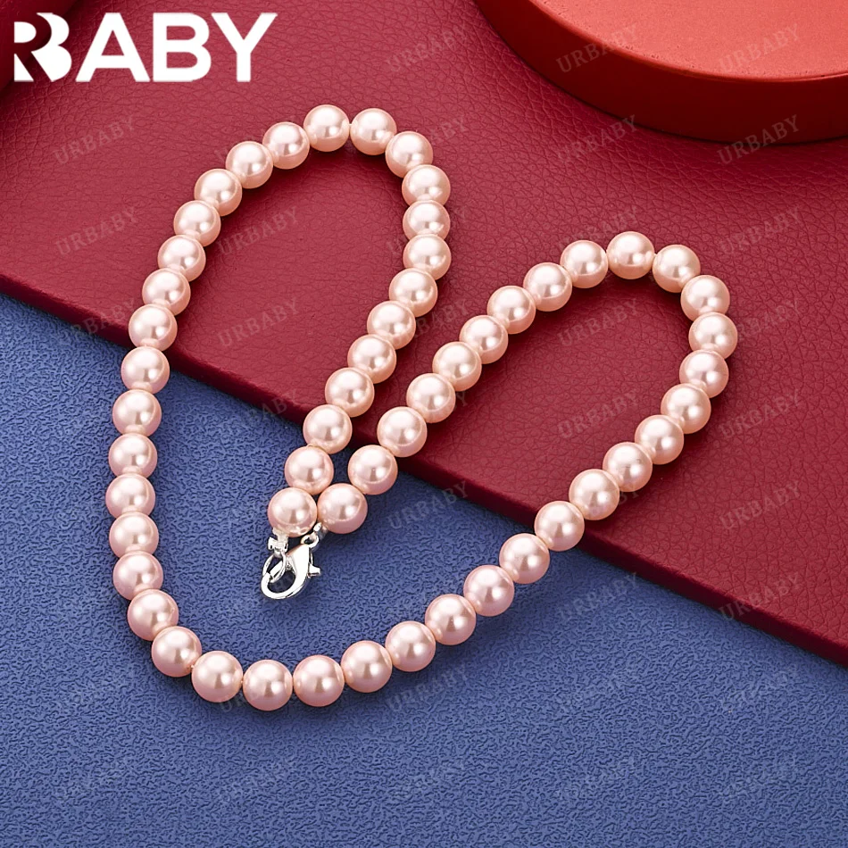 URBABY 925 スターリングシルバー 40-50 セン - Pearl Trim Chain のレビューと価格