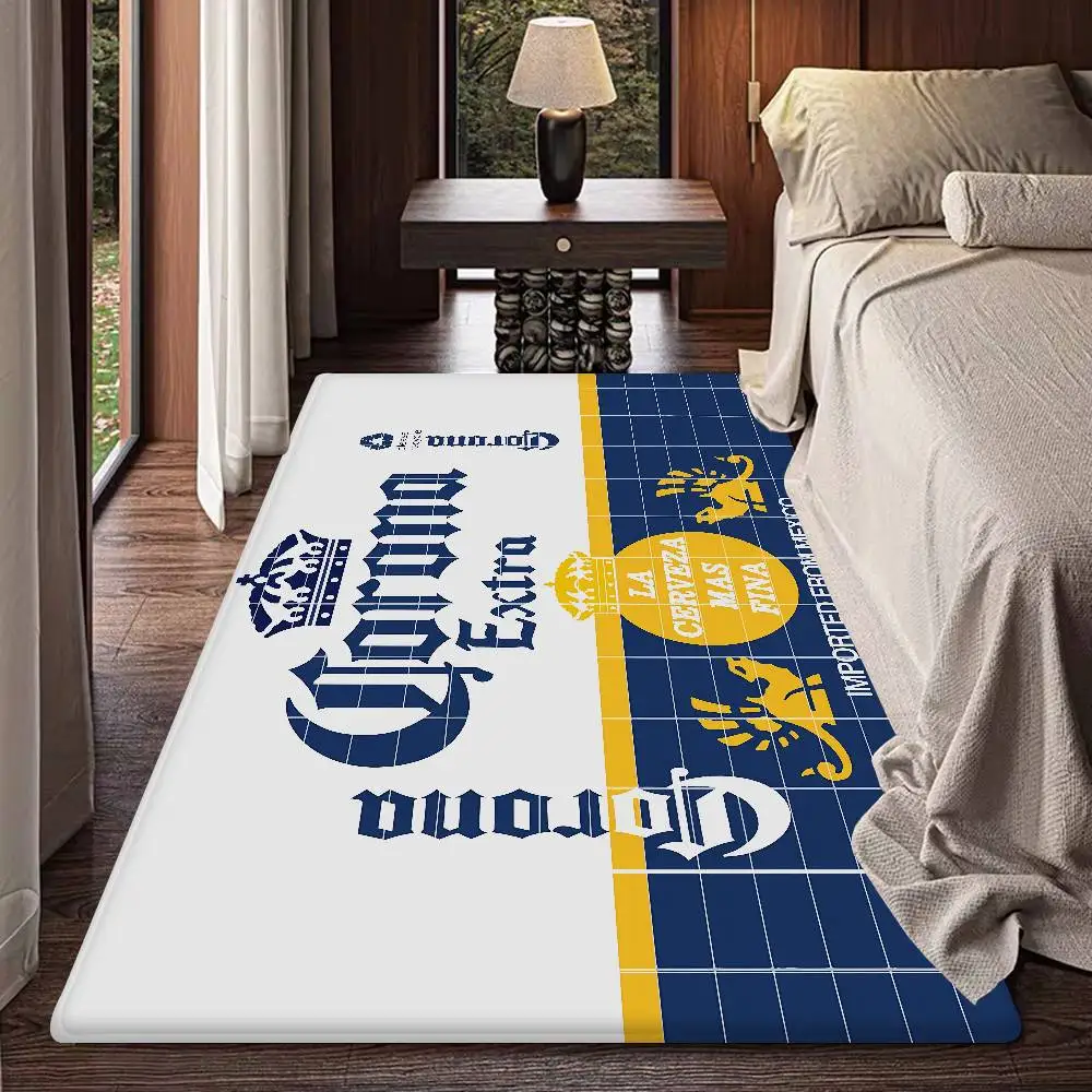 C-Corona E-Extra Beer Floor Mat Rectangle Anti-slip Home Soft Badmat Front Door Indoor Outdoor Mat Hotel Decor Mat