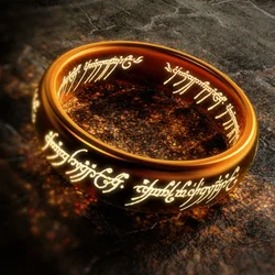 6MM Stainless Steel Laser Engraving Exquisite Couples Wedding Rings, Men And Women Fashion Movie Jewelry Gifts Wholesale