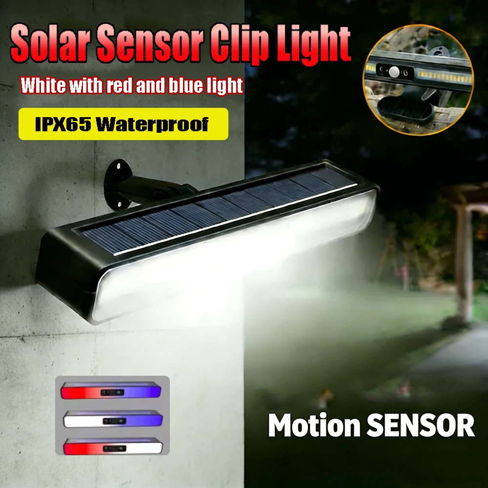 36 LED Outdoor Solar Light Waterproof Solar Fence Garden Garage Terrace Lights with 3 Modes Motion Sensor Lamp Street Light