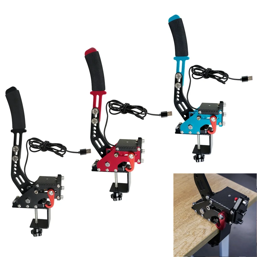 Universal Racing Spiel USB Handbremse & Feste Halterung Für G25/27/29 T300 T500 PC Racing Spiele Fanatecosw Dirt Rally – Detail 2