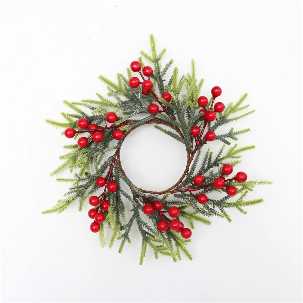

Artificial Red Berry Fake Plants Christmas Decoration Xmas Tree Ornaments Berry For Home Decor Wreath Door Hanging DIY Material