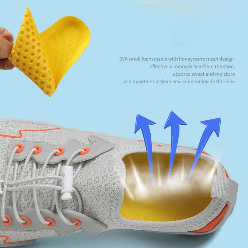 EOCENE Men Women Couple Quick-dry Swimming Beach Wading Fitness Hiking Cycling Fishing Sports Aqua Shoes Outdoor Water Sneakers