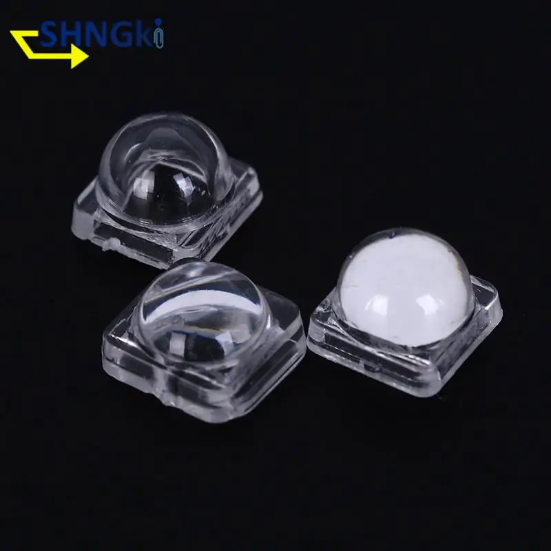 50pcs/lot 30 60 Degree LED Lens Reflector Collimator For 5050 SMD Convex Optical Lens Reflector Collimator 10x8x6mm