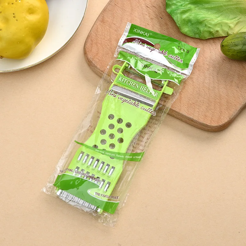 10 Random Multifunctional Kitchen Vegetable Cutters, Potato Julienne Slicers, Household Peeler, Shredder, Slicer & Grater