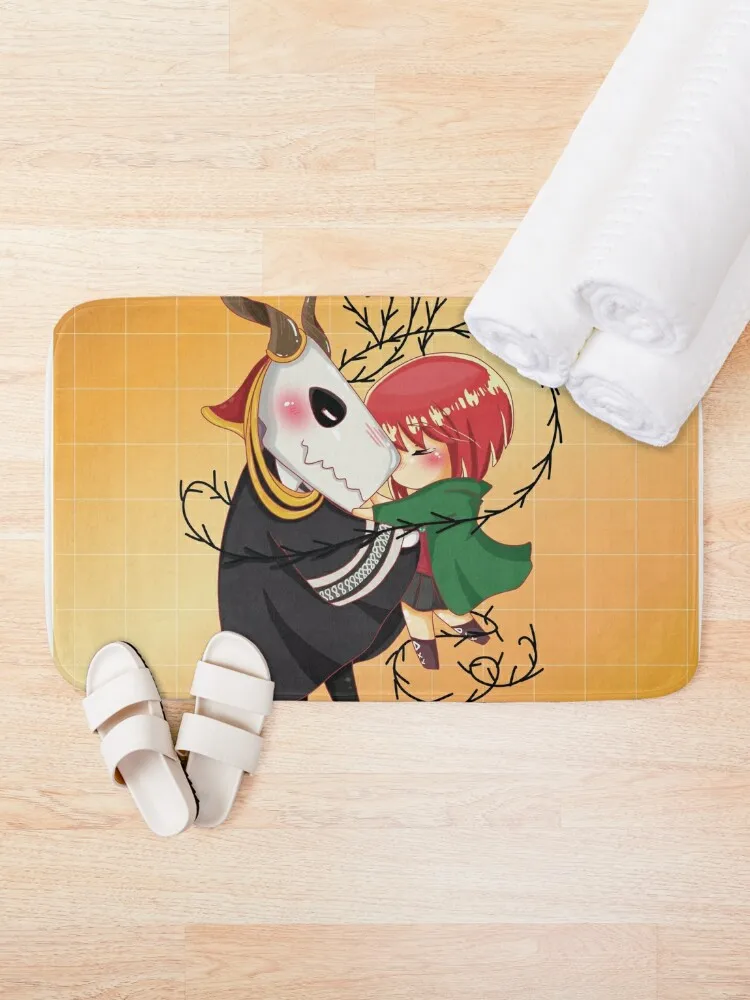 The Ancient Magus Bride - Elias and Chise Bath Mat Living Room Rugs External Entrance Doormat Rooms Mat