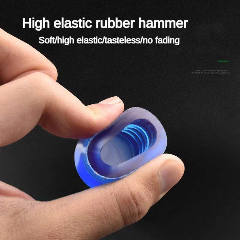 مطرقة تركيب معزولة برأسين قابلة للفصل 25 مم - 45 مم مقبض مطاطي مطرقة قبضة ناعمة لأعمال التثبيت #3