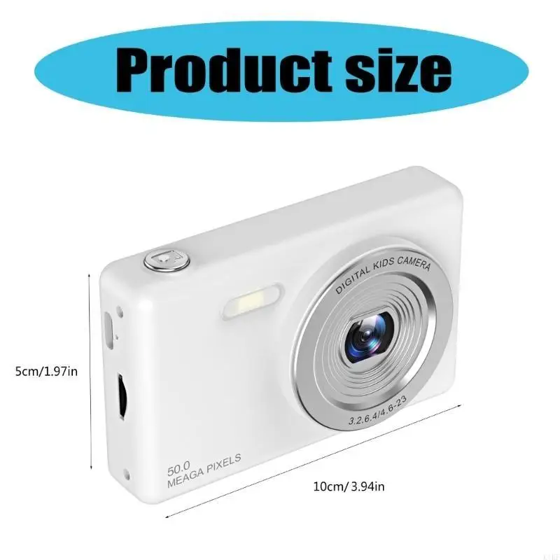 Digital Camera Portable Camera for Teens 8X Zoom Anti Shake Point Camera K1KF