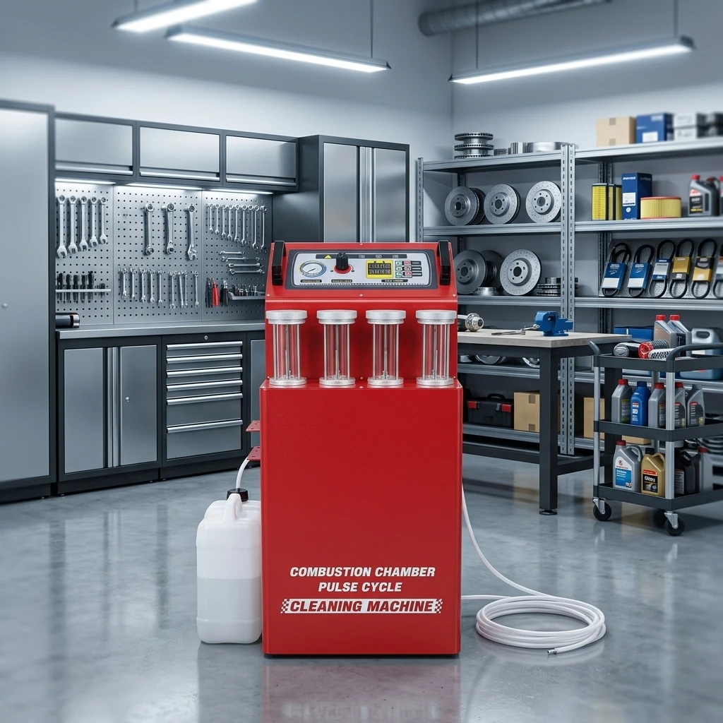 High-Efficiency Automotive Pulsed Carbon Cleaner Machine Reduces Engine Power Loss Combustion Chamber Deposits Fuel Consumption