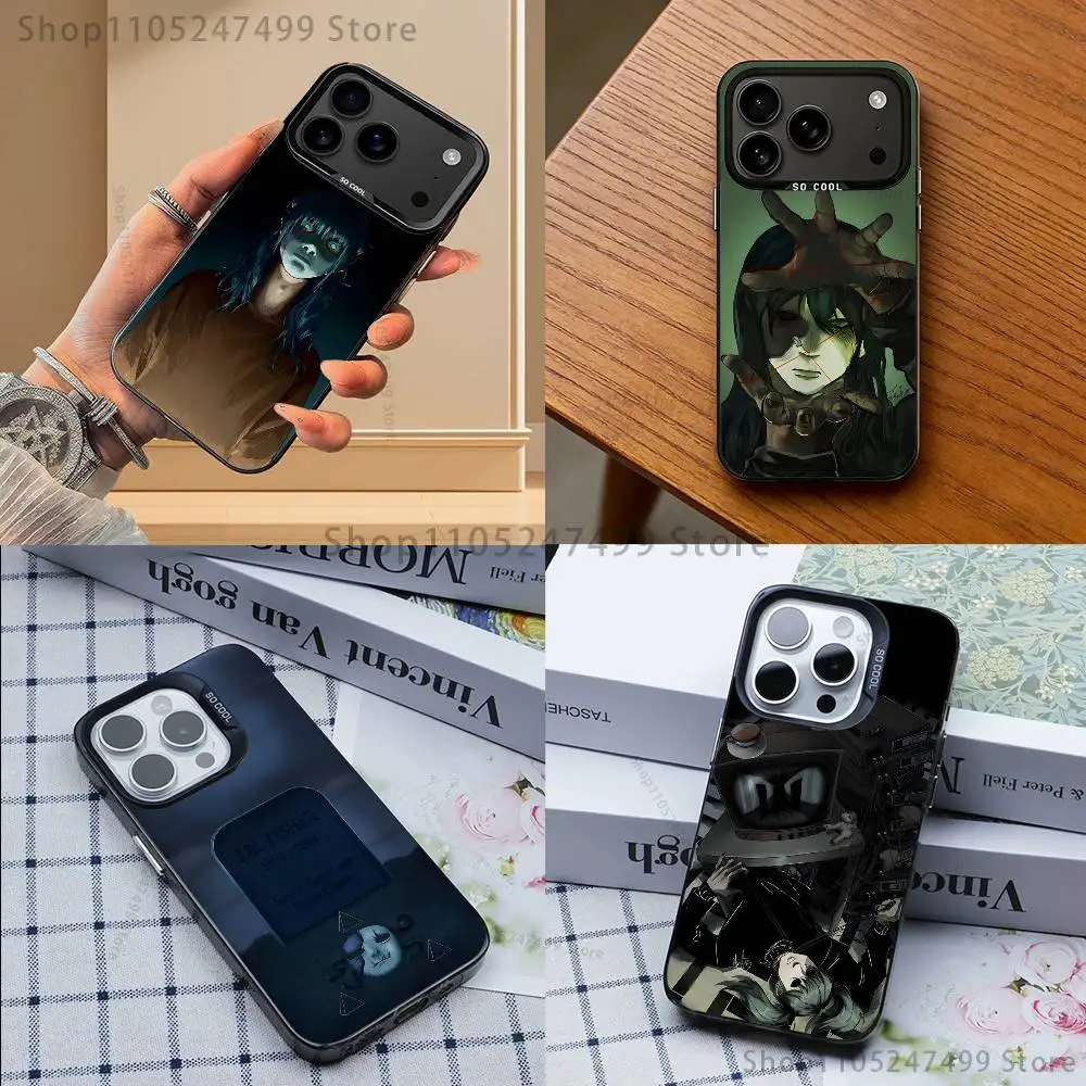 

S-Sally F-Face Phone Case For iPhone 17,16,15,14,13,12,11,Pro,Max,Plus,E,Air,Mini Black Tpu Cover