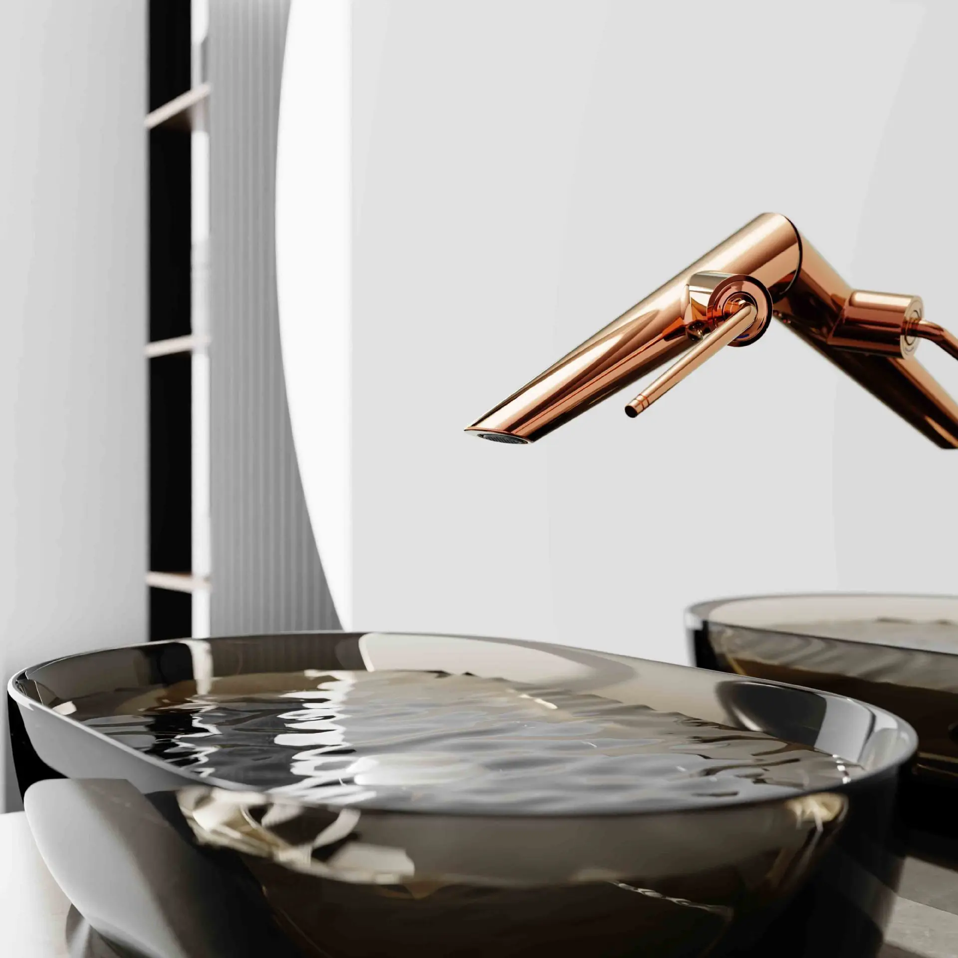 Basin Faucets Concealed Pre-buried Wall Mounted Faucet Chrome/White/Gold Hot & Cold Wash Basin Copper Tap Bathroom Accessories