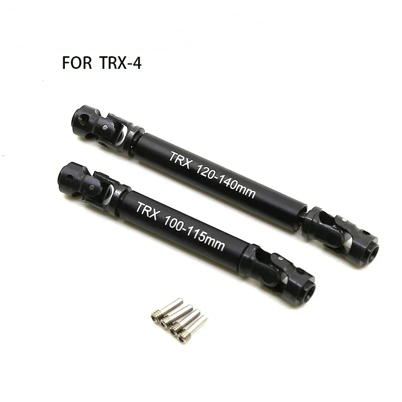 

Heavy Duty Cvd Drive Shaft 100-115mm / 120-140mm Alloy Steel Universal Joint Steel For 1/10 Rc Car Trx4 Trx-4 TRX-6 TRX6