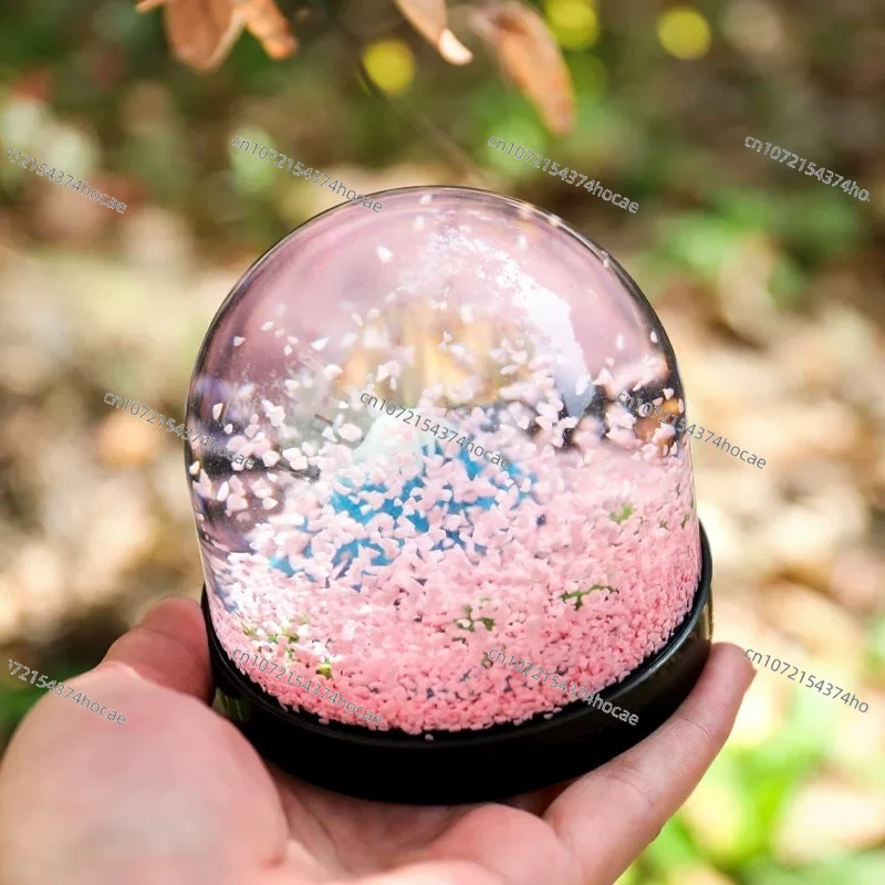 Mount Fuji romantic cherry blo - Snow Globe Musical recension och pris