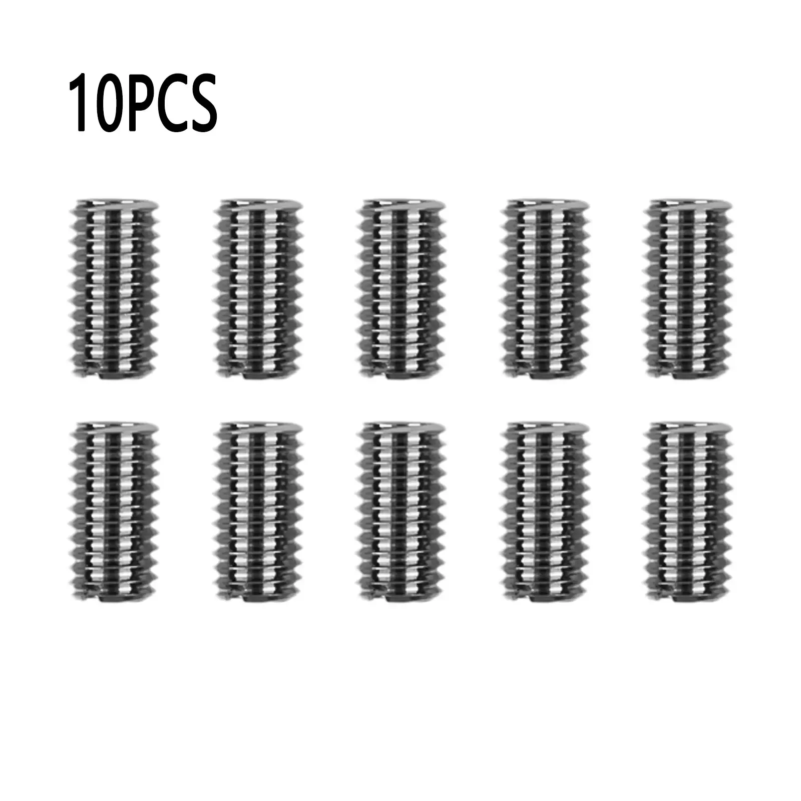 Inserto roscado de 10 piezas, inserto interior M6X10 a exterior M8X125, longitud 15MM, solución rentable para la industria manufacturera