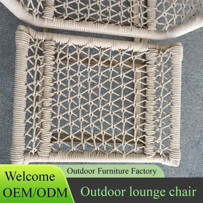 OEM/ODM Factory Aluminum Leisure  Chair Sun r With Footrest Four-speed Adjustable Garden Outdoor Furniture Set