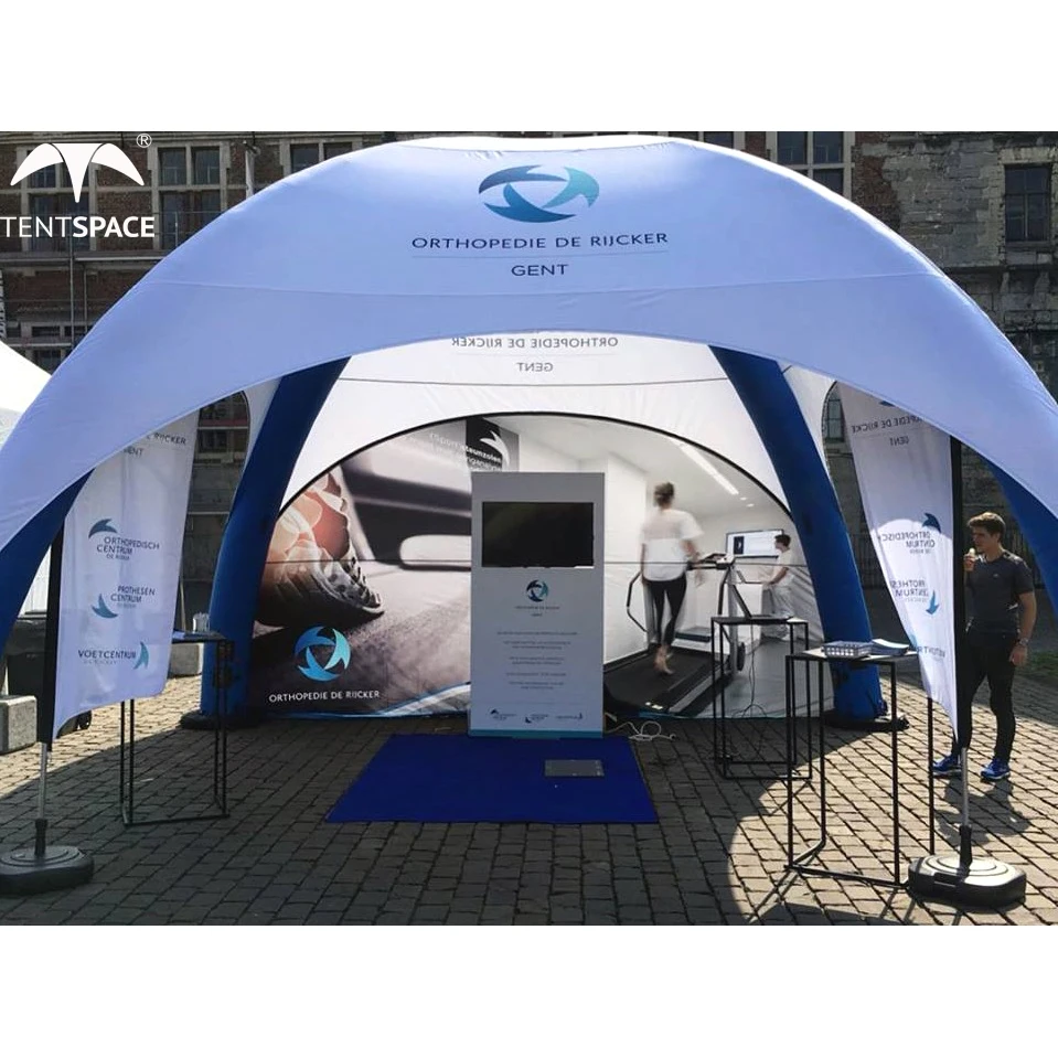 Hot Sale Custom Made Waterproof Inflatable Trade Show Tent Branded Advertise Inflatable Sports Tent With Logo For Outdoor Events
