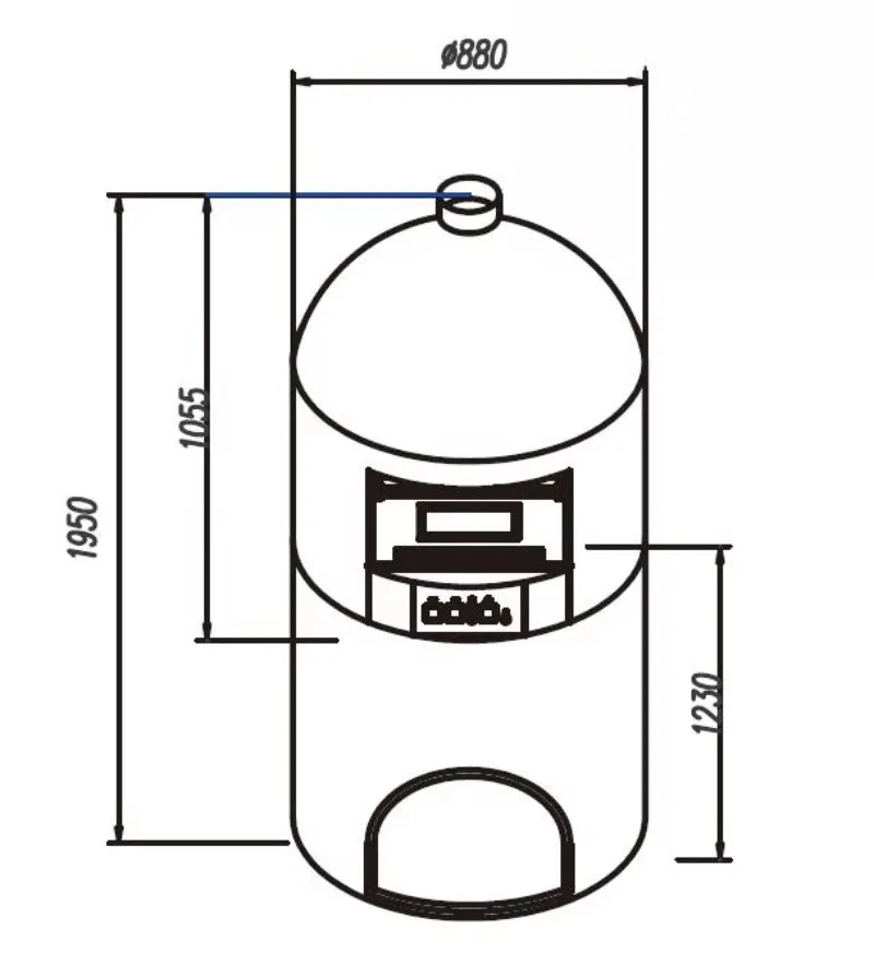 Commercial Dome Italian Traditional Kiln Pizza Oven Wood Fired for Bakery Restaurant Outdoor Custom