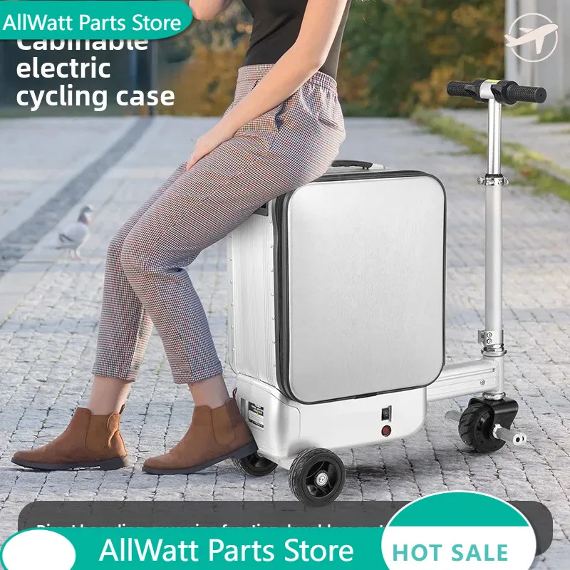 Electric Suitcase Scooter Can Ride 20 Inches Front Open Cover Boarding Password Suitcase Multi-function Pull