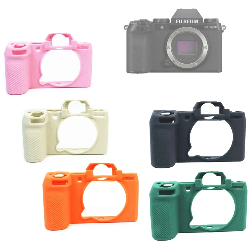 

For Fujifilm Fuji x-s20 camera xs20 silicone rubber case body cover protector frame skin