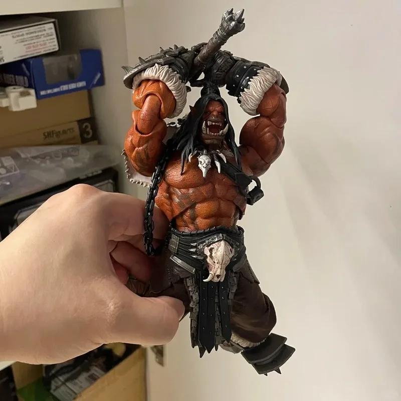 Hero Toys Hellscream Tribal War Song Great Chief Chieftain Orc Warrior 1/10 Actionfigur Modellpuppenspielzeug auf Lager