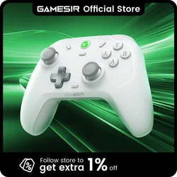 GameSir-Controlador Interruptor Sem Fio, T4 Cyclone Pro, Gamepad Gaming, Efeito Hall, Nintendo Switch, iPhone, Android, PC Joystick