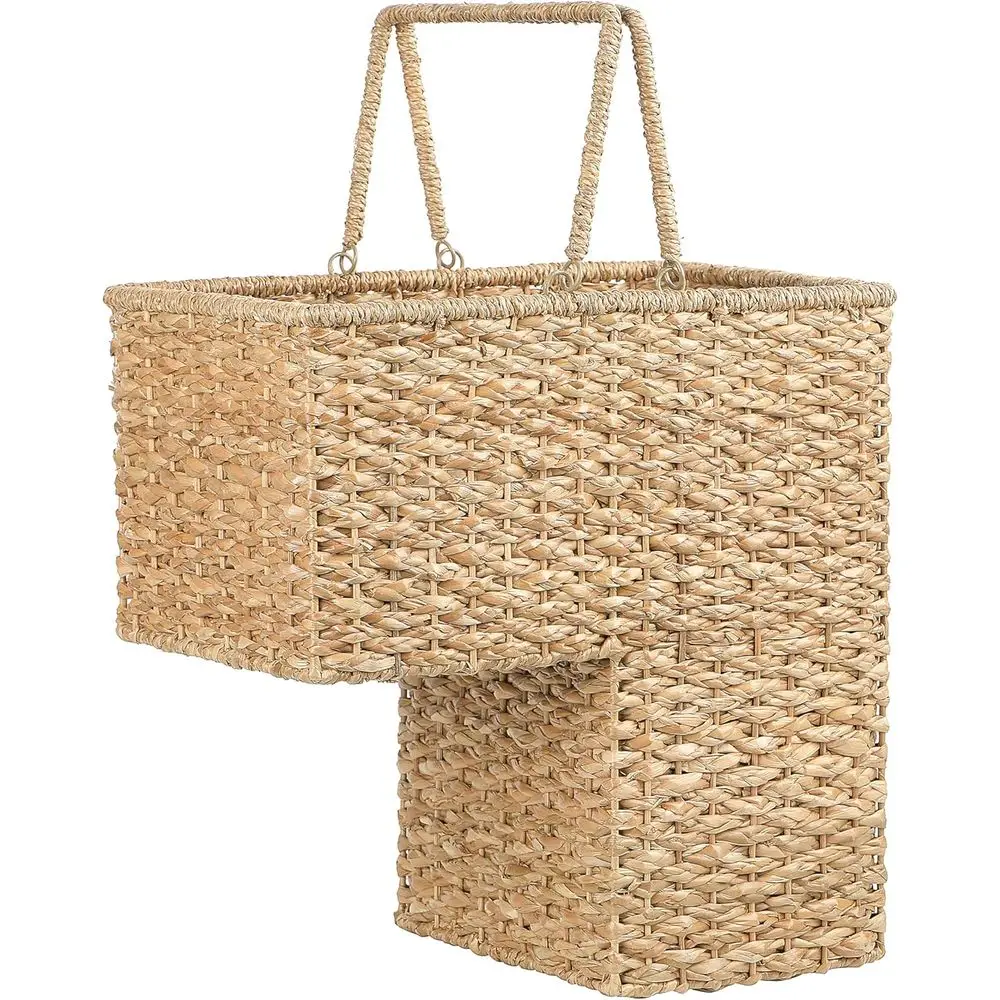 

Bankuan Rope Stair Basket with Handles, Natural