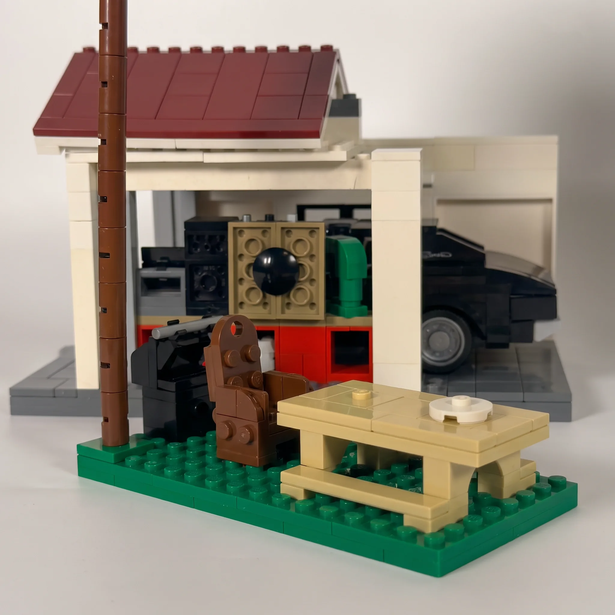 PolaDeer 1176-teiliges Toretto-Familienhaus MOC-Baustein-Set, Hobby-Bausatz, Modellspielzeug, Geburtstagsgeschenk für Kinder – Detail 5