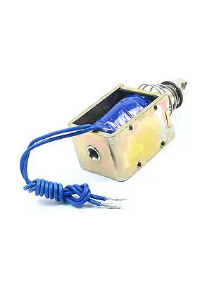 JF-1040 25N/10 مللي متر DC24V/DC12V 400mA اثنين من الأسلاك سحب نوع الملف اللولبي الكهرومغناطيسية