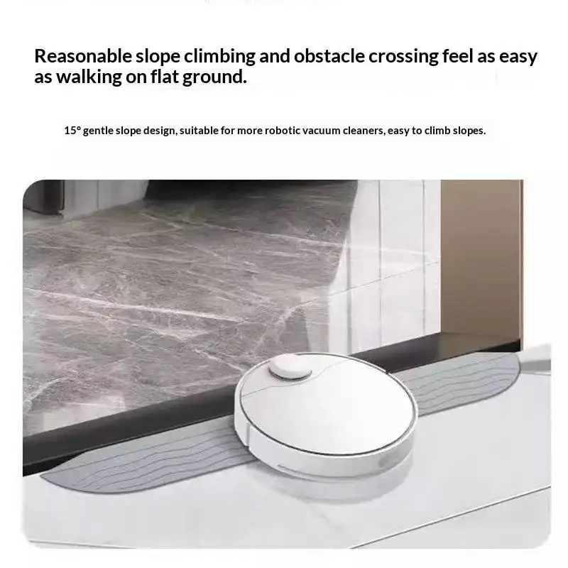 Threshold Ramp Strip Robot Vacuum Climbing Mat Anti-Collision Step Parts Compatible With Robot Vacuum Cleaner