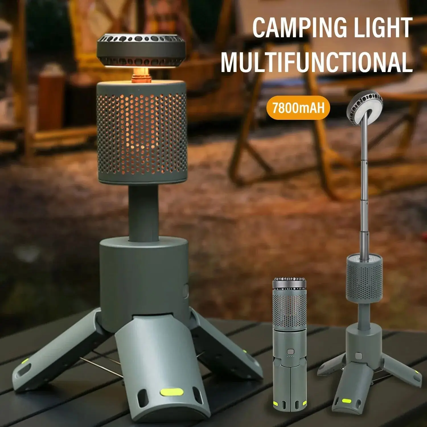 

LED Outdoor Camping Lantern, UBS Rechargeable, Adjustable