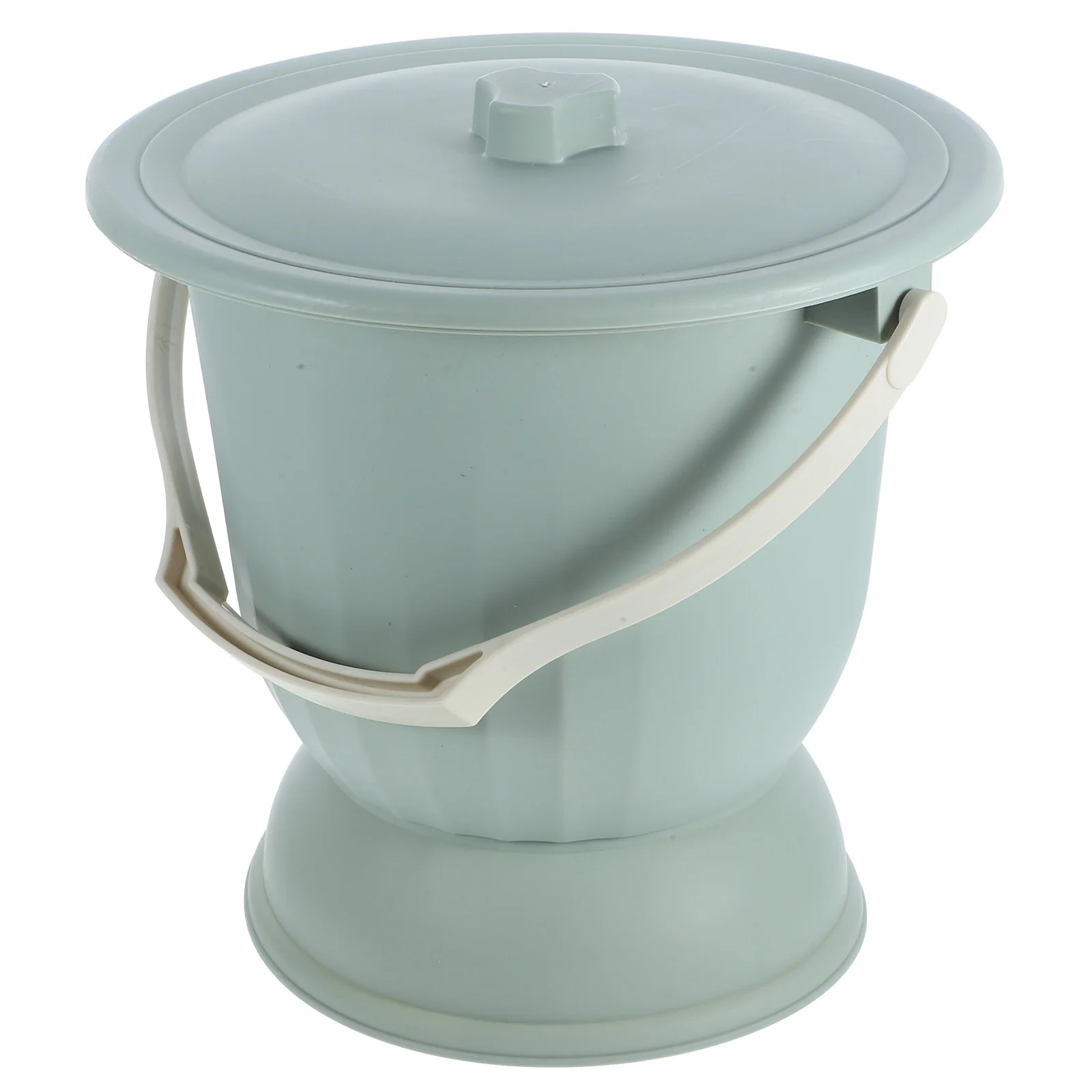 

Chamber Pot Portable Urinal For Adults Durable Lightweight Bedpan With Lid Reusable Plastic Urine Bucket For Elderly Home