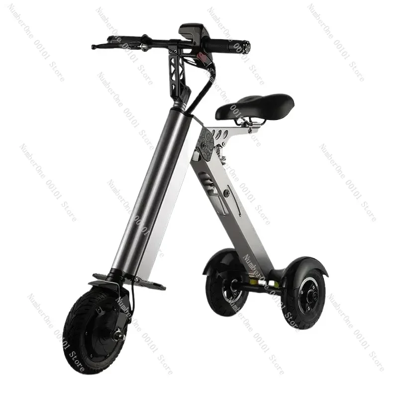 for K7S Simple Shape Three-wheel Foldable Electric Scooter for Adult Intelligent Electric Bike Bicycle 250W 36V 7.8Ah