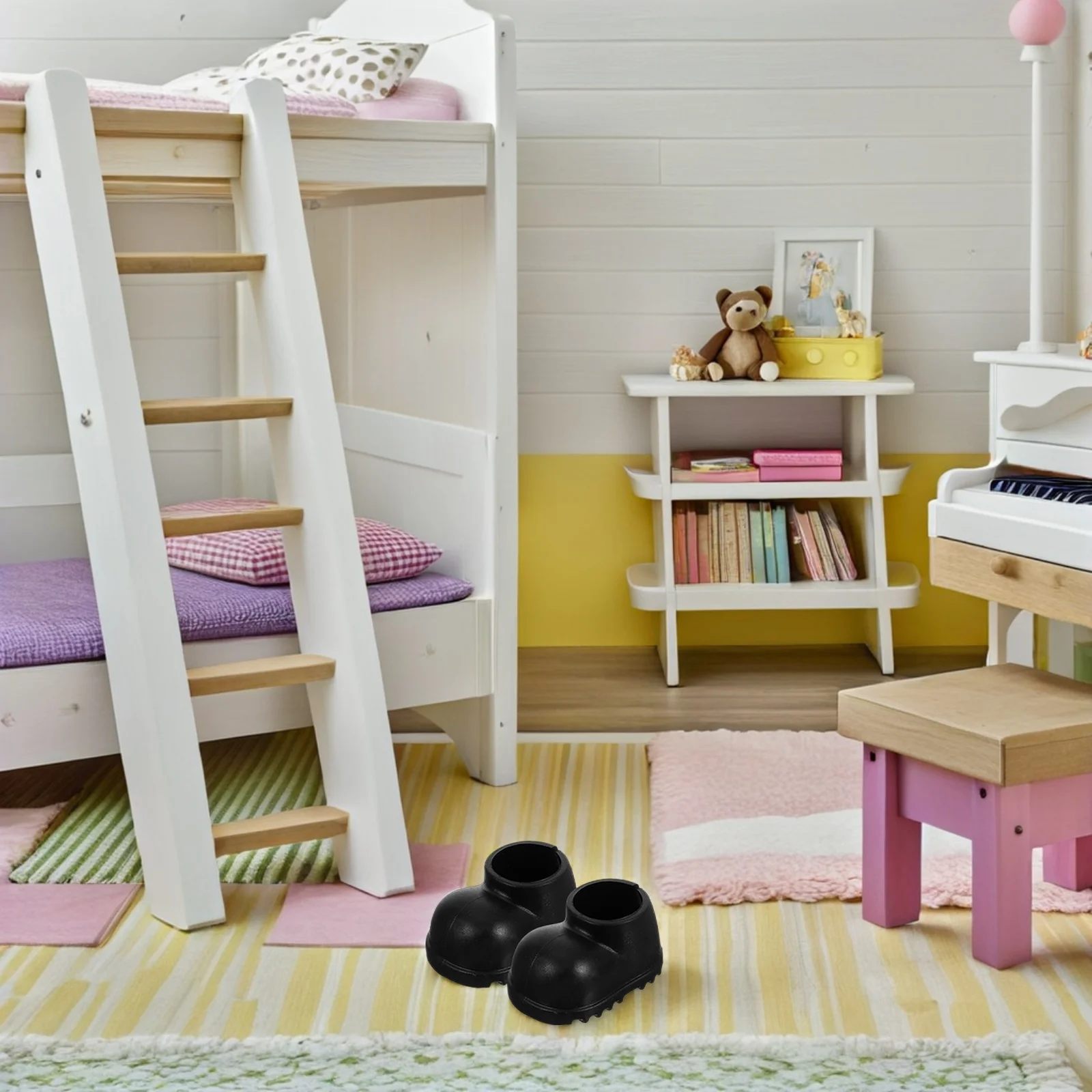 10 Paar Baby-Regenstiefel-Zubehör, Miniatur-Figur, Spielzeug, Schuhe, Hausdekoration, Dekor, Stiefel, Figur