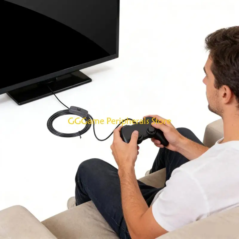 

U55B Type C Male to USB Female Converters Cable On Off Switches for Device Connection