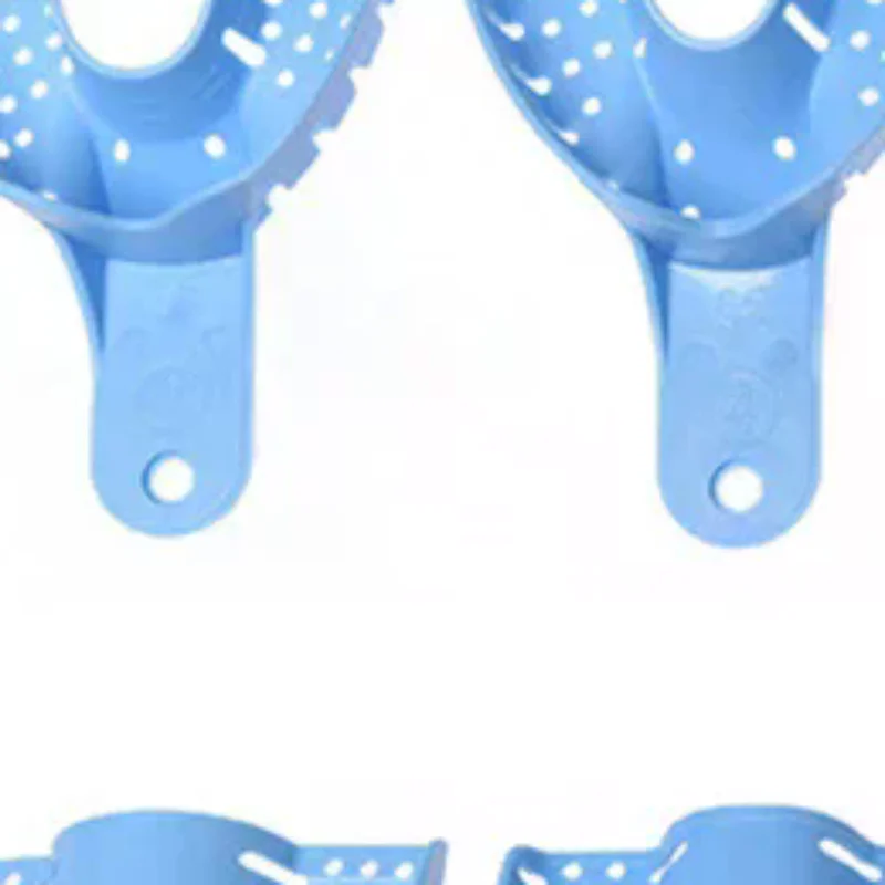 

10 шт., лоток для оттисков зубов, сетка для оттисков, пластиковые материалы, лотки для оттисков зубов, полноразмерные зеленые, синие лабораторные инструменты