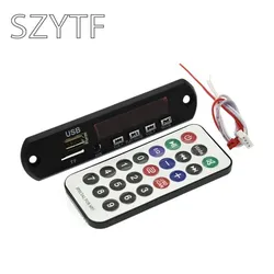 MP3 WMA Decoder Board Audio Module USB TF Radio Bluetooth-compatible Wireless Music Car MP3 Player With Remote Control