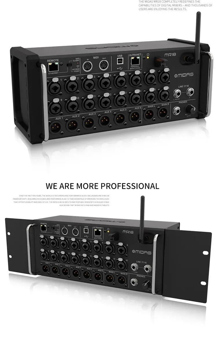 MR18 MR12 Rack Digital Mixer Stage Performance Band Concert