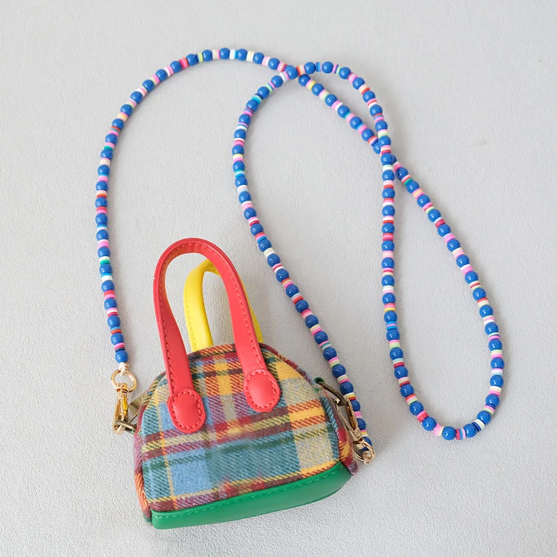 New Fashion Woman Bag Accessory Detachable Vintage Candy Beaded Chain Acrylic Bag Rope Strap Women Handbag Shoulder Handle Chain