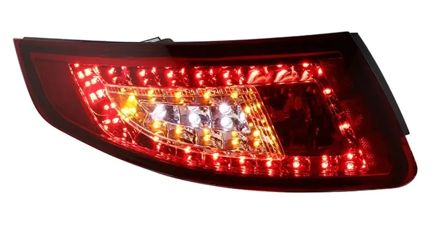 สําหรับ Porsche 997 ไฟท้าย LED ไฟท้าย LED 2005-08 ปีสีแดงสีขาว SN