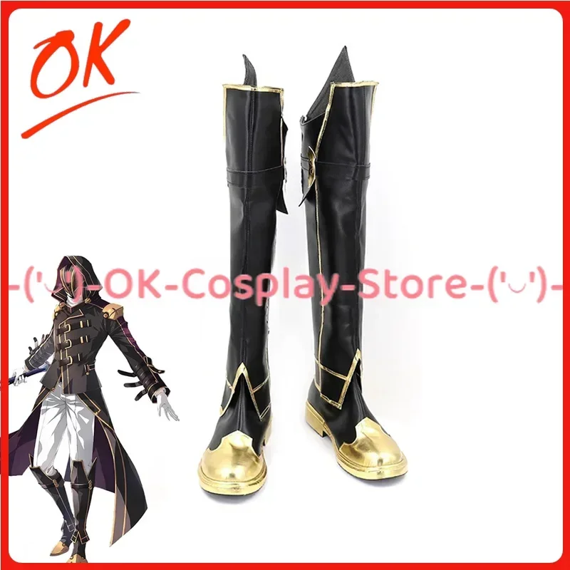 

[На заказ] обувь для косплея Rufus, аниме-игра, костюм для ролевых игр, реквизит, Хэллоуин, карнавал, праздничная вечеринка, ботинки из искусственной кожи