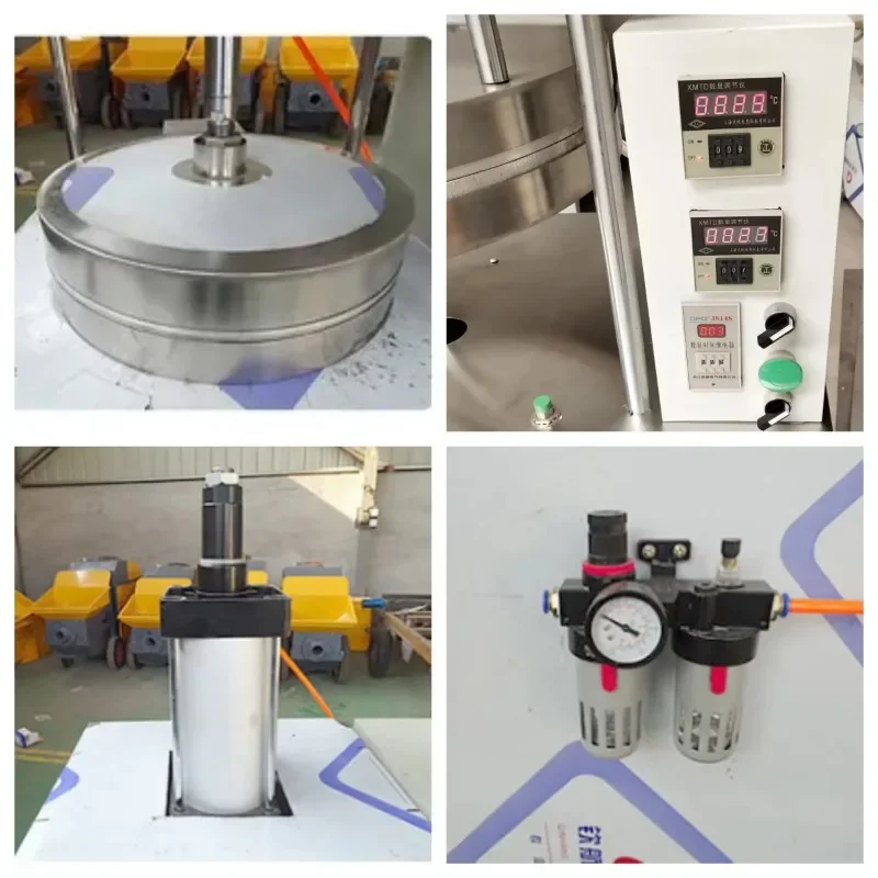 

Commercial Automatic Pneumatic Dough Flattener Chapati Making Machine Pancake Forming Pressing Machine