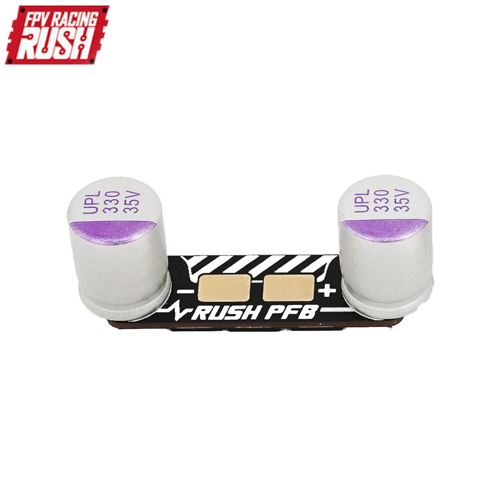 

RUSHFPV RUSH PFB Power Filter Board W/ 2PCS 35V 330UF Electric Capacity for RUSH BLADES 6S ESC Flight Controller Stack RC Drone