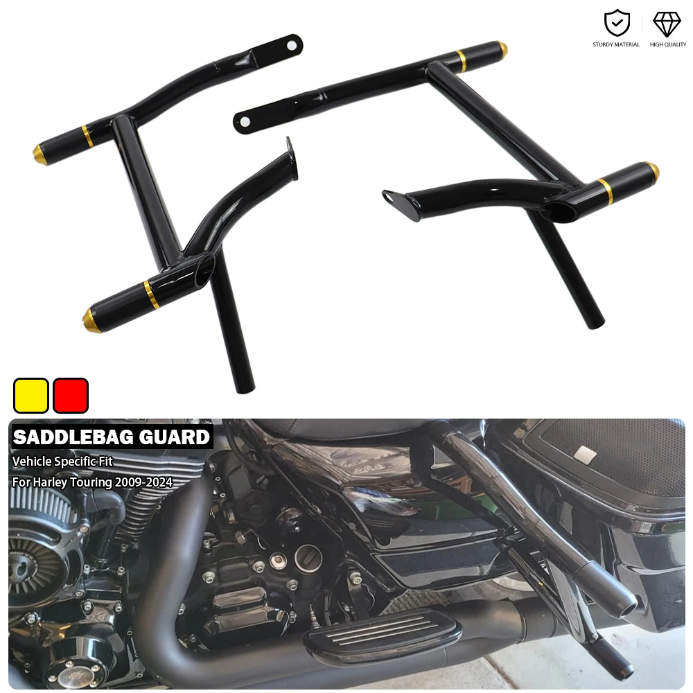 Motocyklowa osłona torby siodłowej Pasek ochronny pasuje do Harley Touring Road King Electra przemieszczanie się po ulicy Special CVO/SE 2009-2024