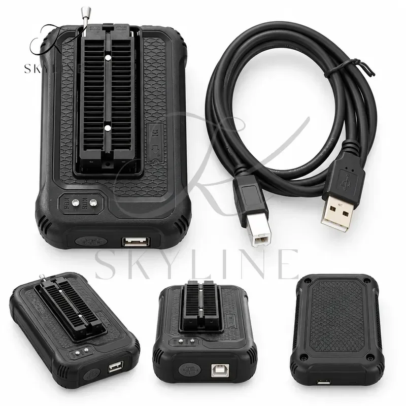 T48 TL866-3G Universal Programmer Full Set With 39 Adapters Support 32000 Plus Chips EMMC NAND High Voltage Programming