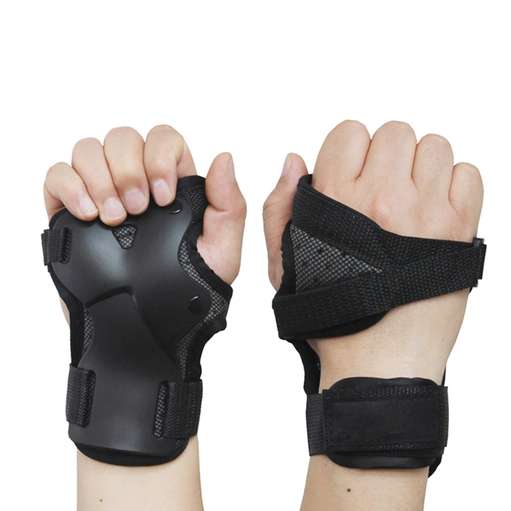Wrist Brace Adjustable Nylon Strap Wrist Protective Gear Comfortable 1 Pair Breathable for Roller Skating Skateboarding Skiing