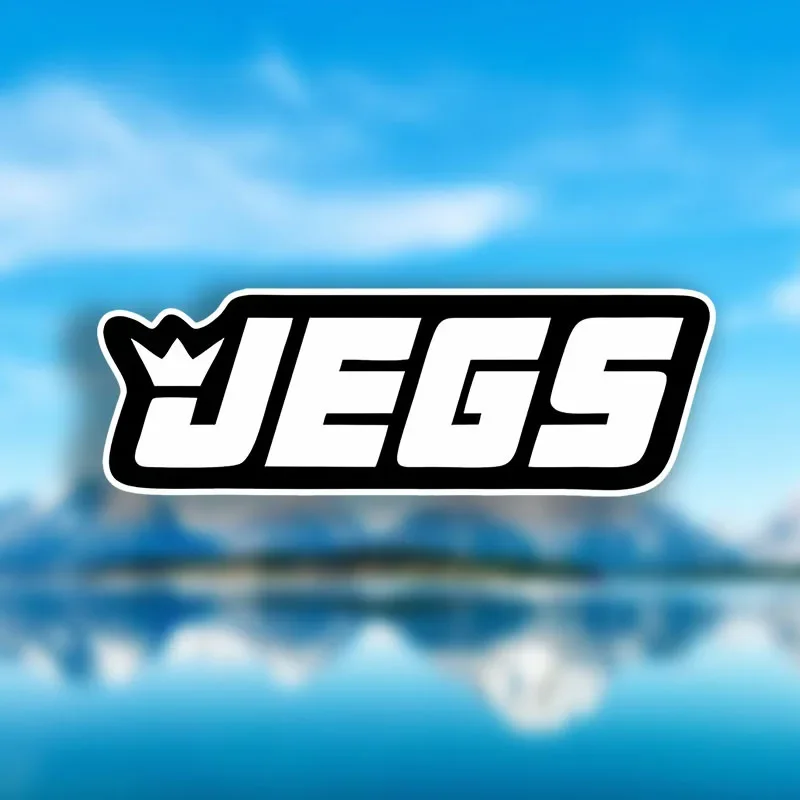 1PC Jegs Racing Performance Decal, Backlit Vinyl Sticker for Auto & Daily Gear Decor