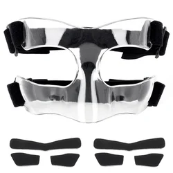 Nose Guard for Broken Nose, Adjustable Face Guard Sports Training Face Mask Nose Protector with Padding