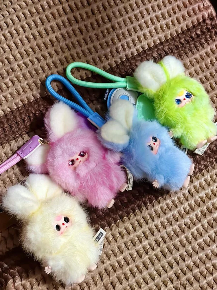 100% Oryginalne Figurki Baby Three Super Mini Leveret Series Tajemnicze Blind Boxy Urocze Zabawki Winylowe Zawieszki do Toreb Prezenty na Boże Narodzenie i Halloween