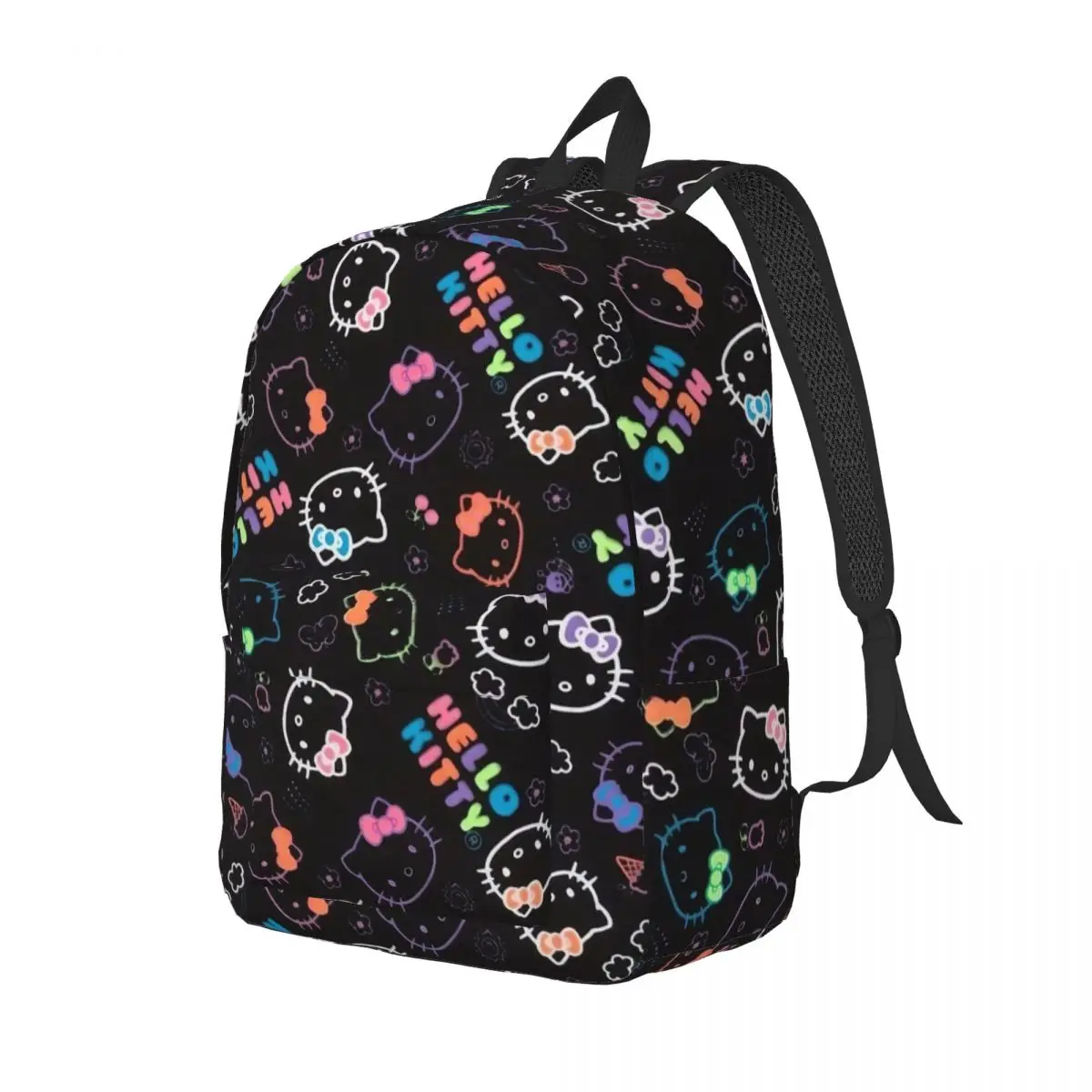 Kawaii Hello Kitty plecak dla przedszkola uczeń uroczy kreskówkowy tornister chłopiec dziewczynka dzieci płócienny Daypack prezent