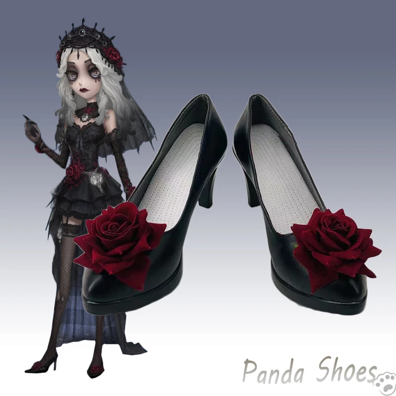 Game Identity V Psychologist Cosplay Shoes Anime Game Cos Boots Ada Mesmer Cosplay Costume Prop Shoes for Con Halloween Party